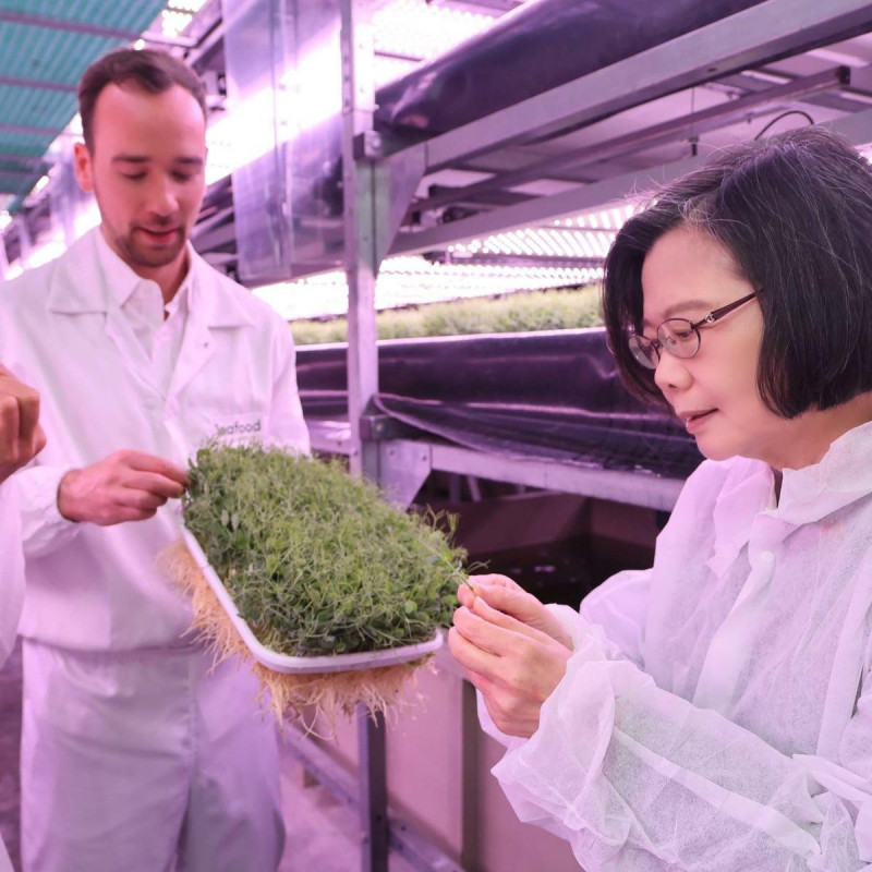 蔡英文發文表示，自己已抵達立陶宛。   圖：蔡英文臉書