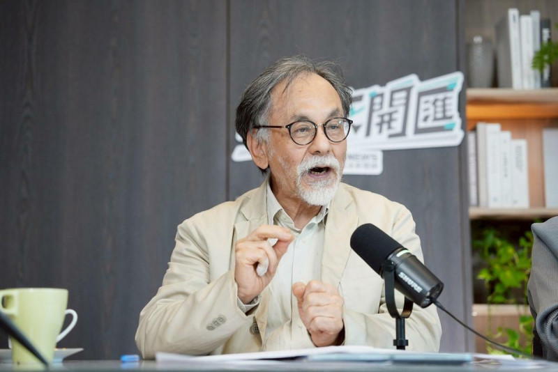 前立委林濁水今（12）日接受《中午來開匯》主持人黃光芹專訪。   圖：CNEWS匯流新聞網提供