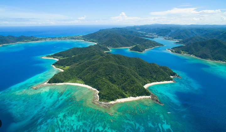 日本奄美群島位於九州西南方、沖繩以北，是日本著名的觀光與生態保育熱點，擁有眾多瀕危物種與特有動植物。   圖 : 翻攝自Nippon.com