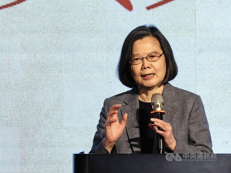 前總統蔡英文本週將前往英國訪問。（中央社檔案照片）   圖：中央社提供