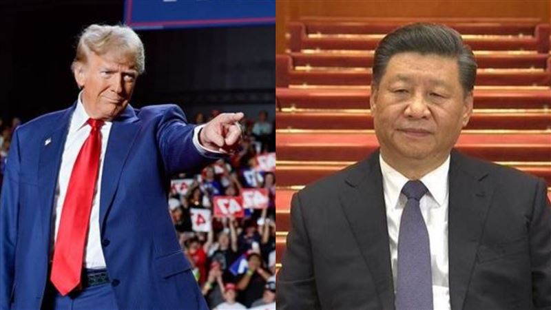 川普表示,「可能」會在這週末與中國國家主席習近平通話。 圖:翻攝川普臉書、新華網