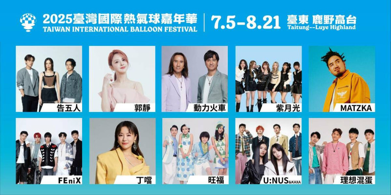 國際熱氣球嘉年華即將於7月5日起登場。 圖:台東交通及觀光發展處觀光遊憩科/提供