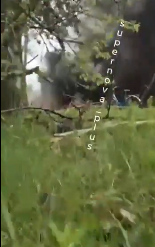 烏軍對庫爾斯克的俄軍河流渡口發動空襲。 圖:翻攝自 Special Kherson Cat X 帳號