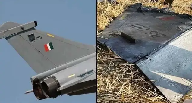 印軍裝備的「陣風」戰鬥機被擊落。 圖:翻攝自優雅隨和老泰勒 印軍裝備的「陣風」戰鬥機被擊落。 圖:翻攝自優雅隨和老泰勒
