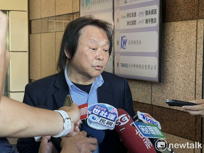王世堅說，兩邊互相視為敵對勢力，這樣互相講出來的話會好聽嗎？   圖：高逸帆／攝