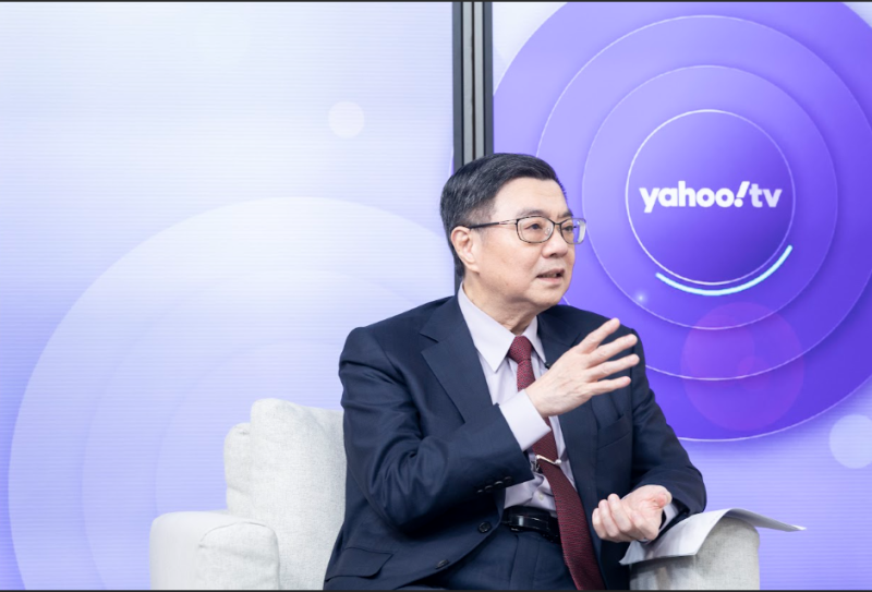 行政院長卓榮泰接受Yahoo TV網路節目《齊有此理》專訪，今（14）天中午播出。   圖：行政院提供