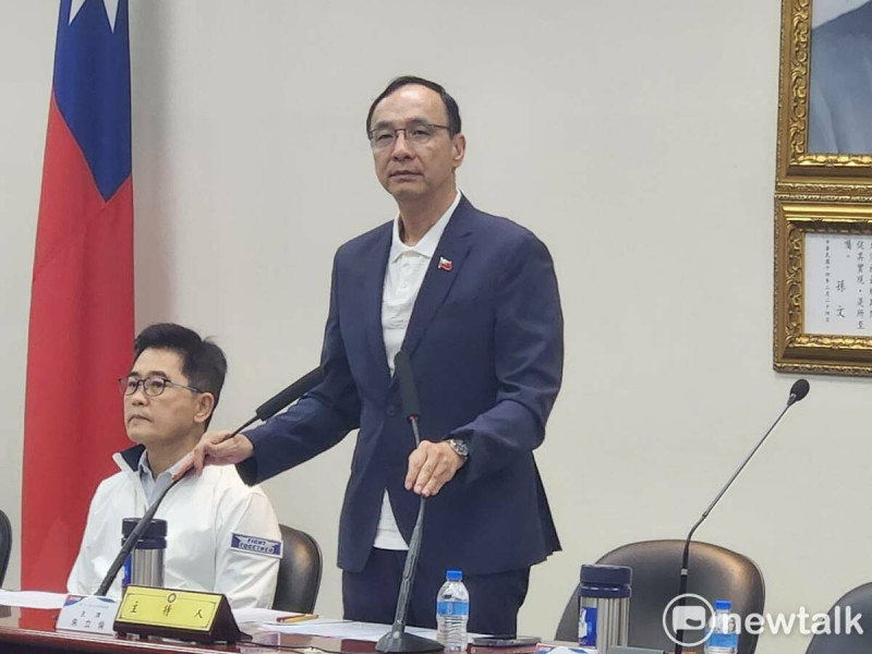 國民黨主席朱立倫。   圖：黃建豪／攝