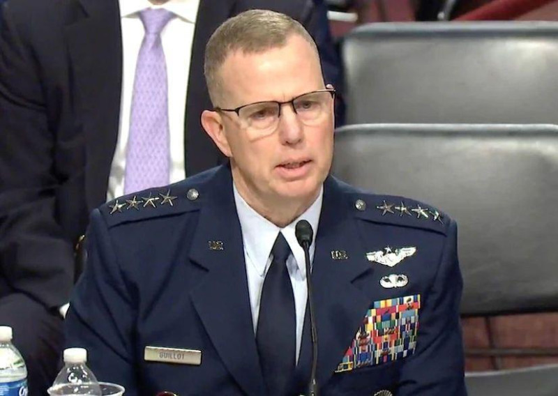 美國北方司令部兼北美防空司令部司令吉奧將軍日前向參議院軍事委員會表示,一旦俄烏戰事升溫,美俄之間爆發直接軍事衝突的可能性無法排除。 圖:翻攝自X帳號@nexta_tv