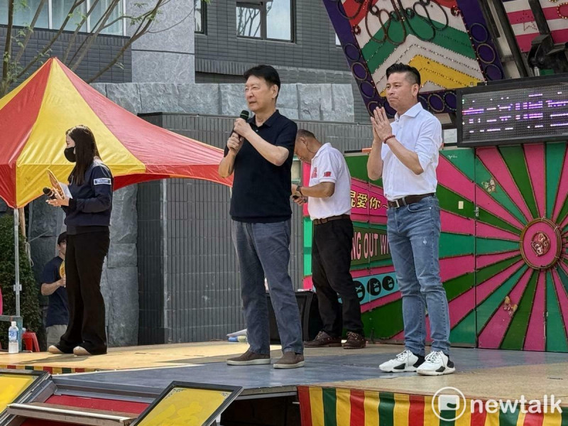 中廣前董事長趙少康今(18)天出席士林北投場的政策說明會。 圖:周煊惠 / 攝