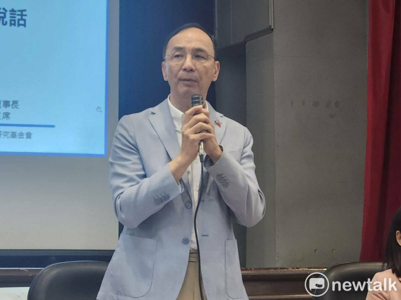 國民黨主席朱立倫。   圖：黃建豪/攝