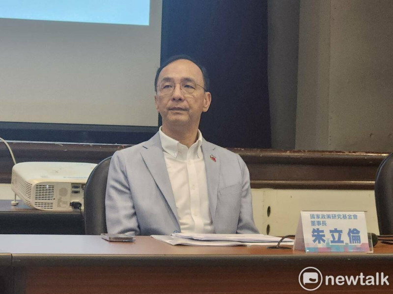 國民黨主席朱立倫。   圖：黃建豪/攝