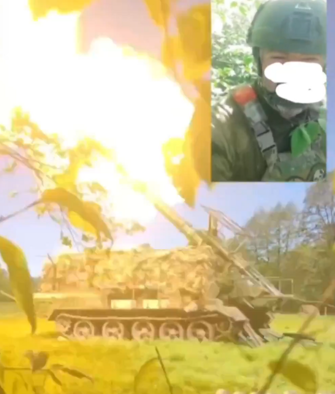 北韓提供的 170 毫米 M1978 Koksan 自走砲系統被俄軍用來對付烏克蘭。 圖:翻攝自 NOELREPORTS X 帳號