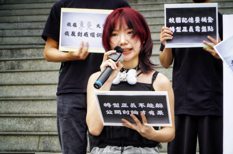 東吳大學政治系同學鄒韻函。 圖:學生提供 東吳大學政治系同學鄒韻函。 圖:學生提供