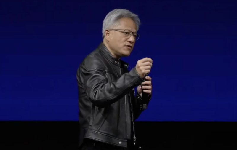 黃仁勳。 圖:截自COMPUTEX直播影片