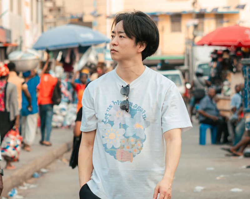 櫻井翔昨(20)日來台以新聞記者身分參加總統賴清德的就職週年談話。   圖：翻攝自櫻井翔IG