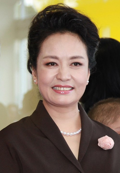 是董軍上台不是苗華單獨推舉,第一夫人彭麗媛在這中間發揮了很大作用。圖為彭麗媛。 圖:翻攝自維基百科