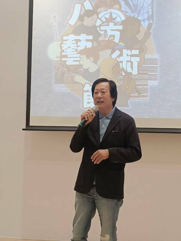 來自新加坡的藝術家黃意會。 圖:唐復年/攝