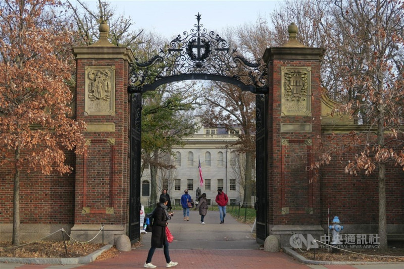圖為哈佛大學。   圖: 中央社檔案照片