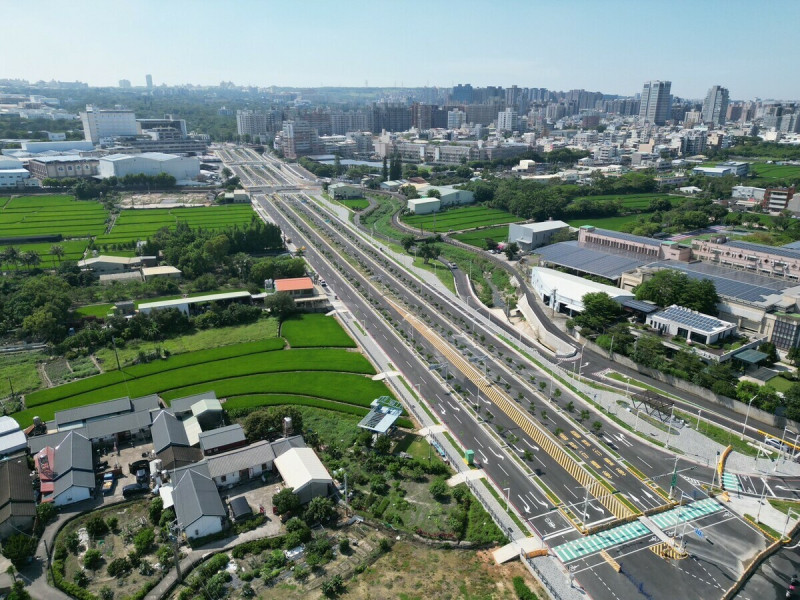 市政路第1標工程全長750公尺。   圖：台中市政府／提供