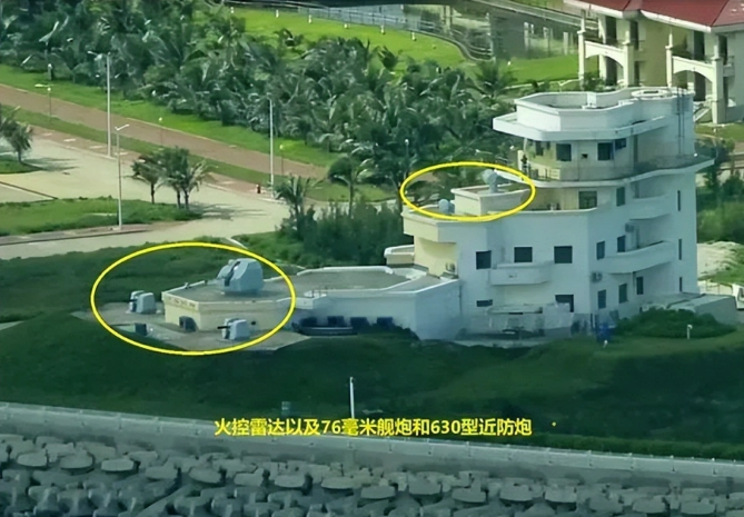 渚碧礁上中國武力充沛。 圖:翻攝自軍武次位面