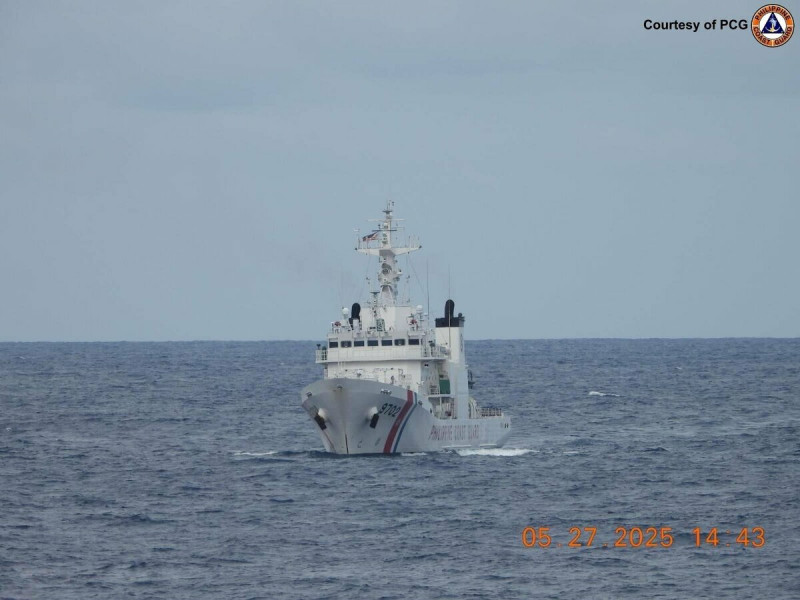 菲律賓海岸防衛隊最大噸位海警船梅爾喬拉阿基諾號（BRP Melchora Aquino MRRV-9702）   圖：翻攝「X」@jaytaryela
