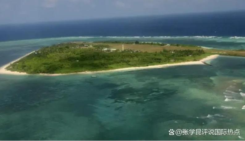 菲律賓民間聯盟「這是我們的」預計 28 日在中業島周邊舉辦演唱會。圖為中業島。   圖：翻攝自張學昆平說國際熱點