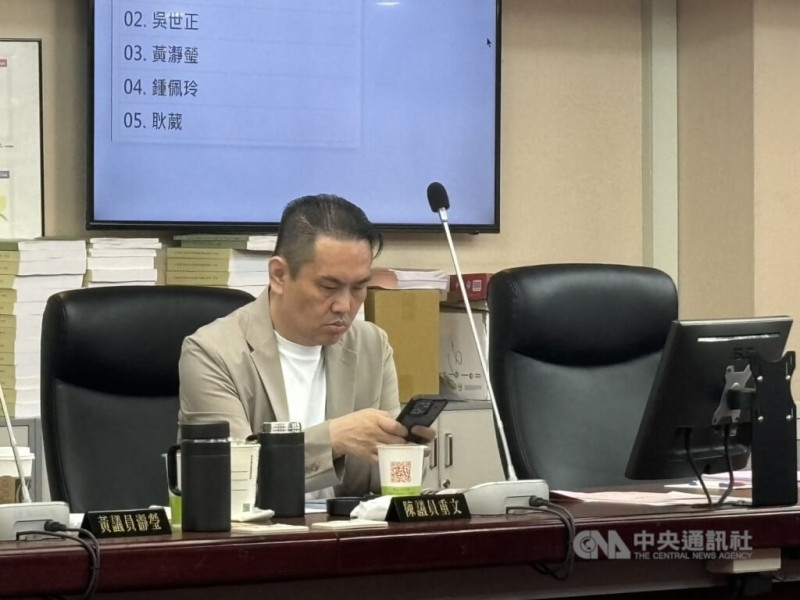 北投農會理事長陳思宗涉向農會代表賄選，檢調約談其子國民黨台北市議員陳重文（圖）等11人。（中央社檔案照片）   