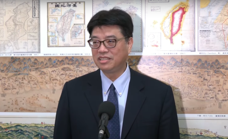 陸委會主委邱垂正對於館長赴中，他提醒應「重視社會觀感」。   圖：金大鈞／攝