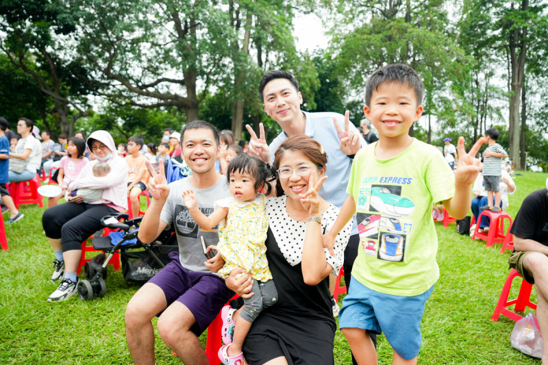 立委廖偉翔6月1日在南屯區豐樂公園舉辦「翔童樂馬戲團」活動。   圖：廖偉翔辦公室/提供