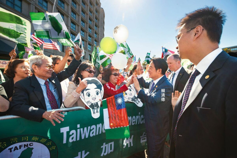 賴清德在副總統任內出訪友邦巴拉圭參加該國元首就職大典，包括班機抵達時間及住宿樓層都被外洩。   圖：翻攝總統府flickr