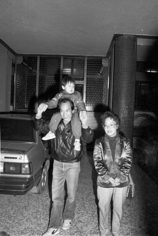 1988.2.8林正杰從龜山出獄。 圖:邱萬興提供 1988.2.8林正杰從龜山出獄。 圖:邱萬興提供