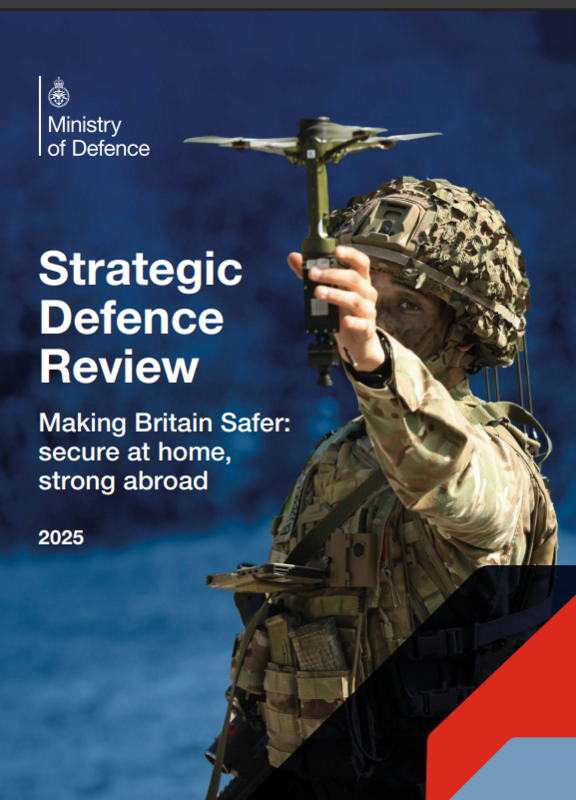 英國政府本周通過的《2025戰略防禦評估報告》側重無人機作戰   圖：翻攝自英國國防部官網