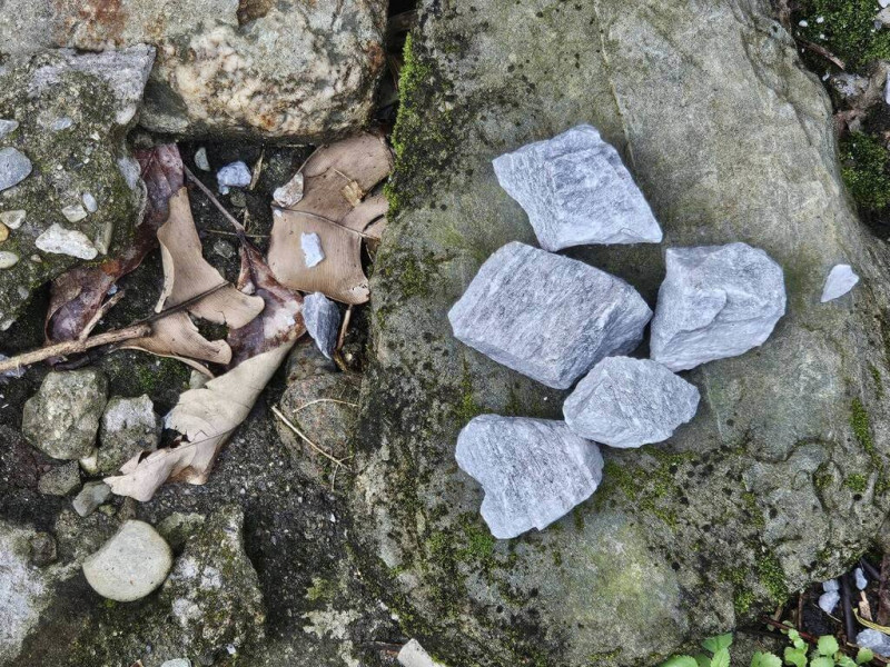 亞泥花蓮新城山礦區4日進行例行爆破,因火藥量估算錯誤,大量碎石飛出,波及民宅等6處受損。亞泥已緊急暫停爆破作業,並允諾賠償。(民眾提供)中央社記者張祈傳真 114年6月5日