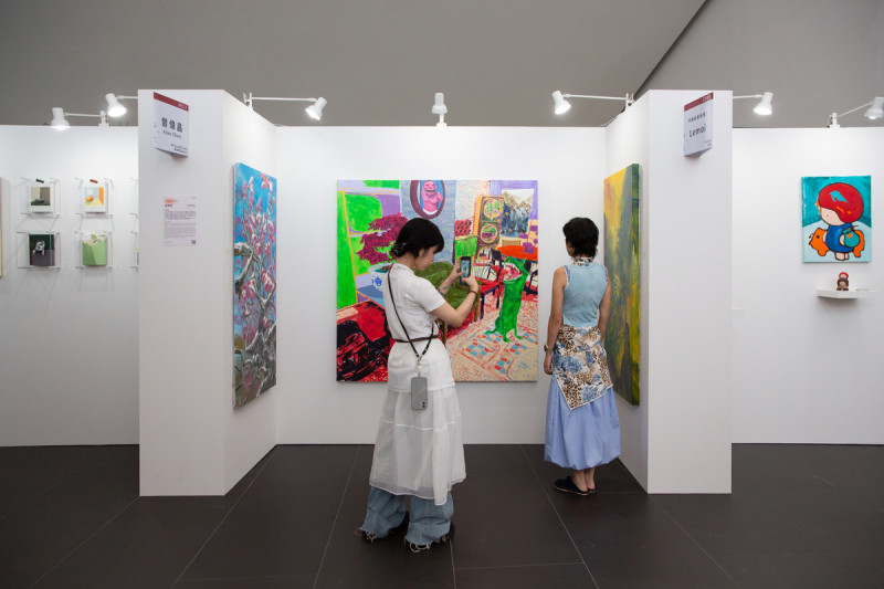 ArtIN國際藝術博覽會現場規劃四大主題展區。 圖:承億集團/提供