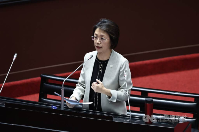 國民黨立委翁曉玲。（中央社檔案照片）   