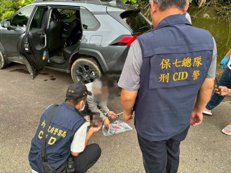 越南移工台中山區持槍盜獵石虎，逃逸後落網，疑販售多種野生動物，檢方聲押獲准持續追查。   圖：警方／提供