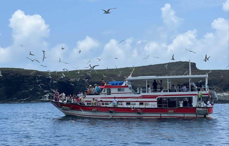 澎管處精心規劃「南海賞鷗」與「東北海賞鷗」兩條經典航線。 圖:取自澎管處網站