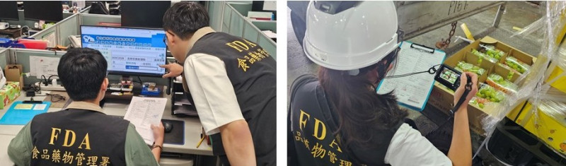 進口食安受關注，食藥署用AI抽驗進口食品，提升命中率、節省成本應對人力不足。   圖：食藥署／提供