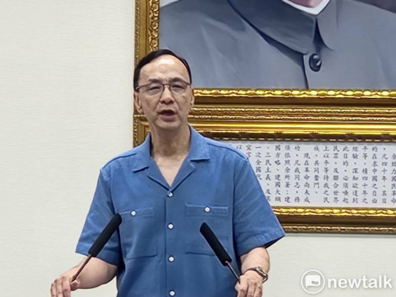 國民黨主席朱立倫。   圖：黃建豪/攝