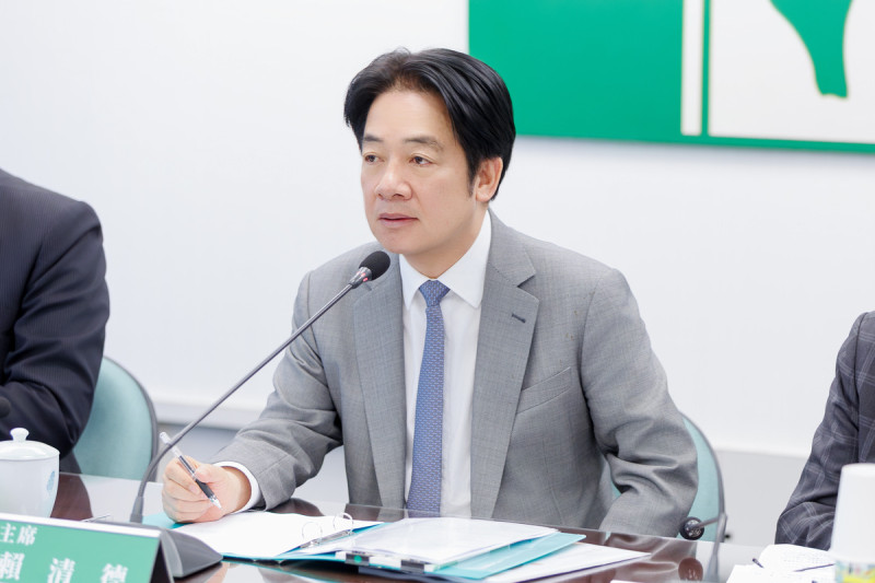 賴清德說，中國操作攻擊沈伯洋是為了反罷免也為了製造寒蟬效應。   圖：民進黨提供