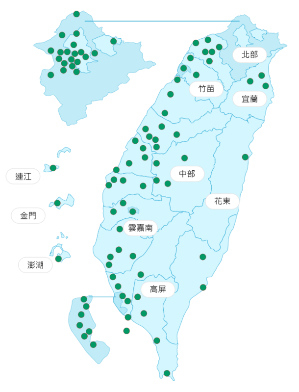 環境部公布各地空氣品質概況。 圖:環境部提供