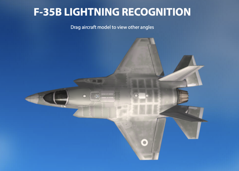 英國 F-35B 閃電戰機。   圖：擷取自「英國皇家空軍官網（The Royal Air Force）」