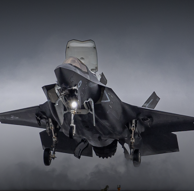 英國 F-35B 閃電戰機。 圖:擷取自「英國皇家空軍官網(The Royal Air Force)」