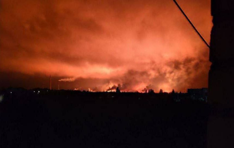 俄軍近日對克列緬丘格（Kremenchuk）發動自全面戰爭爆發以來最大規模空襲   圖：翻攝自X @Noelreport