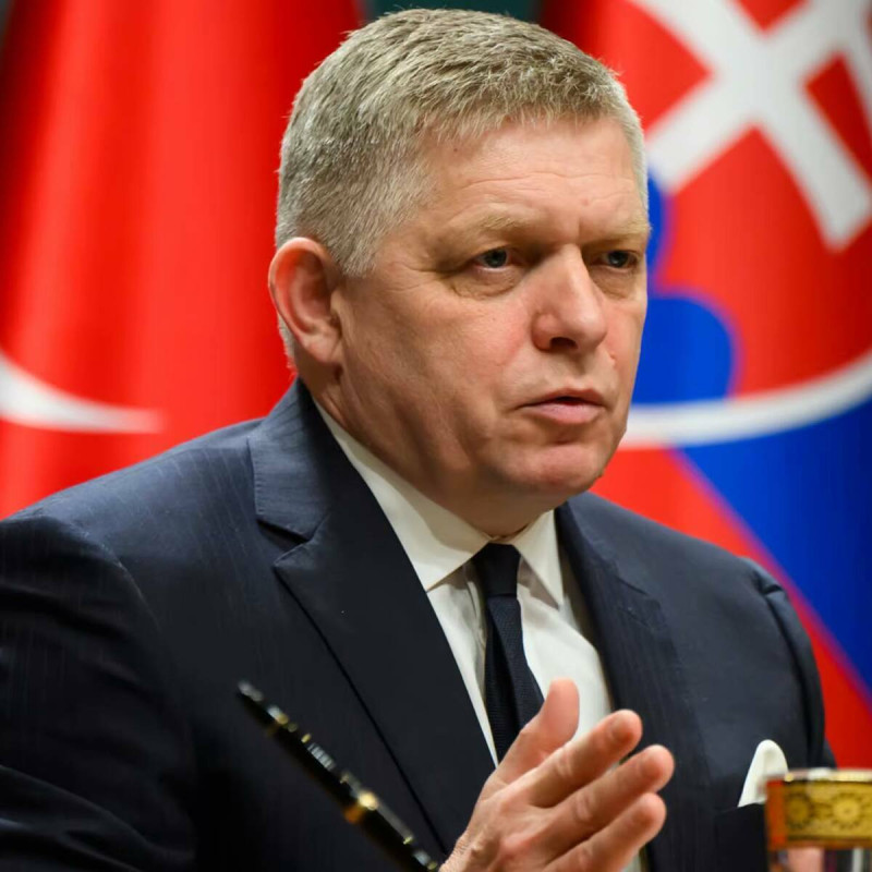 斯洛伐克總理費佐（Robert Fico） 16 日公開表態支持烏克蘭加入歐盟，強調斯洛伐克政府「希望看到烏克蘭走向歐洲發展道路」。   圖：翻攝自 Robert Fico 臉書