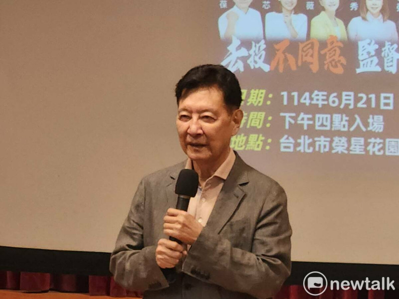 中廣前董事長趙少康。   圖：黃建豪/攝
