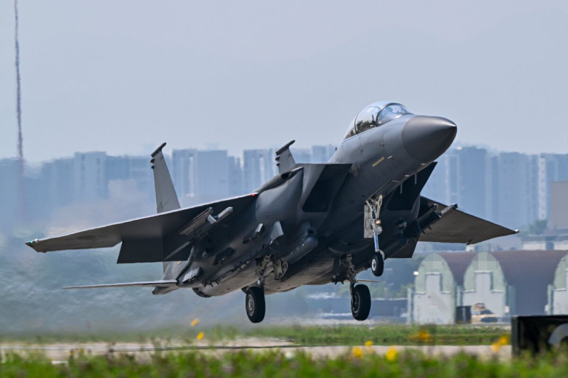 韓國空軍F-15K「猛鷹」戰機。 圖:翻攝「X」@INDOPACOM