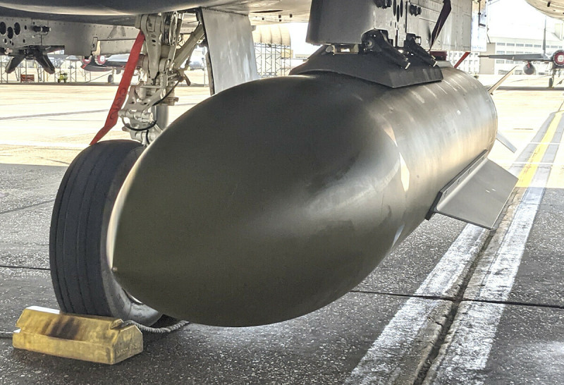 GBU-57「巨型鑽地炸彈」將成打擊福爾多的關鍵。 圖:翻攝自X @極光 GBU-57「巨型鑽地炸彈」將成打擊福爾多的關鍵。 圖:翻攝自X @極光