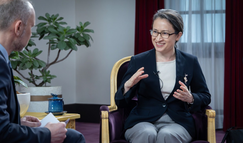 蕭美琴表示，北京拒絕我方有關對話與交流的呼籲，令人遺憾。   圖：翻攝自蕭美琴臉書