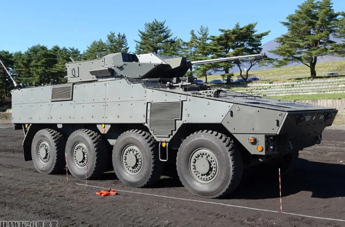 24式輪式步兵戰車將成為陸上自衛隊史上裝備數量最大的步兵戰車。 圖:翻攝自hawk26講武堂 24式輪式步兵戰車將成為陸上自衛隊史上裝備數量最大的步兵戰車。 圖:翻攝自hawk26講武堂
